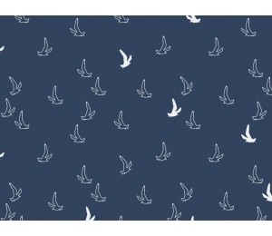 Jersey - Möwen dunkelblau